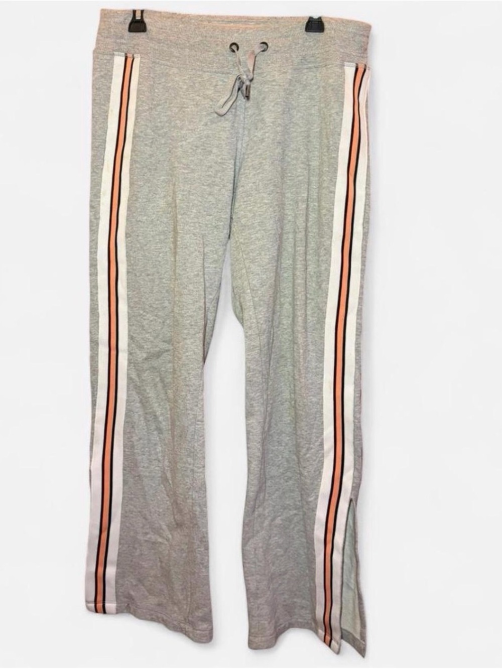 Calvin Klein Heather Gray Lounge Pants with Orange Accents